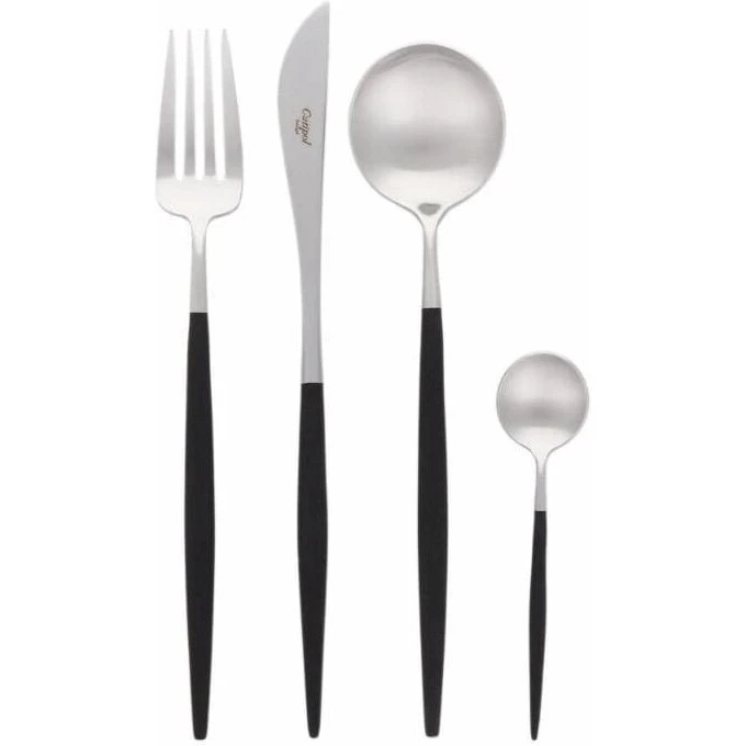 Cutipol Goa Black bestik 18/10 med resinskaft