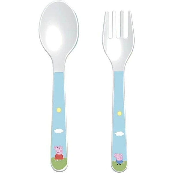 Gurli Gris Bestiksæt 2 dele – ske og gaffel, melamin