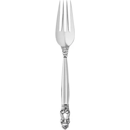 Georg Jensen Sterling Konge Spisegaffel No. 012, 18,9 cm