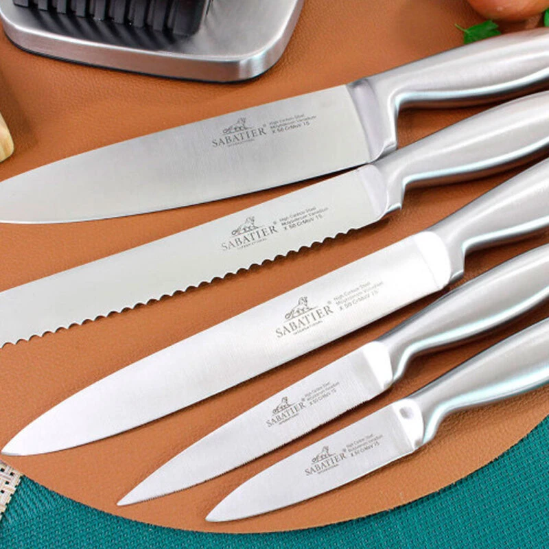 Sabatier Orys køkkenkniv med ergonomisk rustfrit stålhåndtag