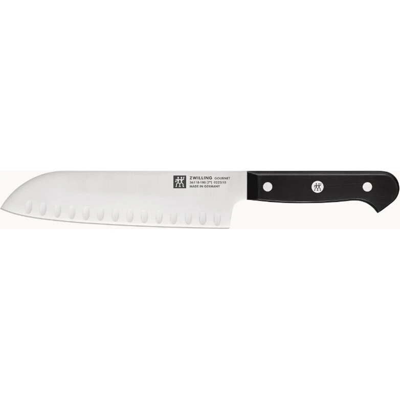 Zwilling Santokukniv 18 cm - Gourmet (Granton)