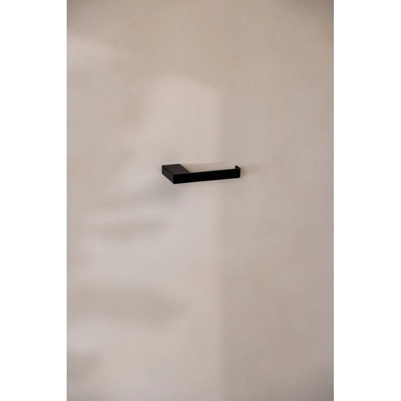 Metallbude Tuali toiletrulleholder, sort