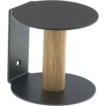 LindDNA Toiletrulleholder Nupo Black/Alu Black