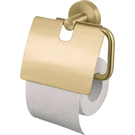 Haceka Kosmos toiletrulleholder med låg, matsort (12,9×14,3×5 cm)