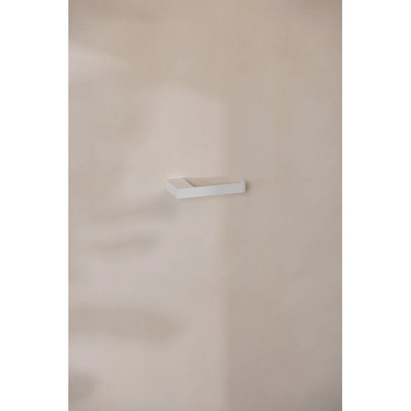 Metallbude Tuali toiletrulleholder, hvid