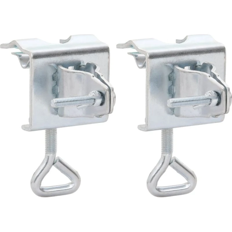 Parasolbeslag til altan 2 stk. 32 mm galvaniseret stål