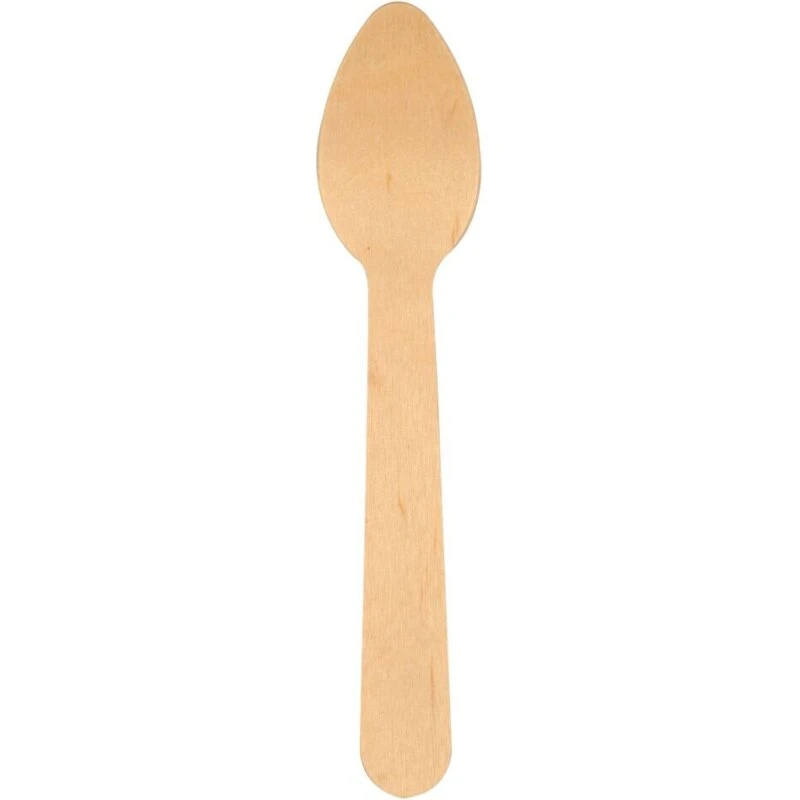 ABENA Gastro teske 11 cm, brun birketræ