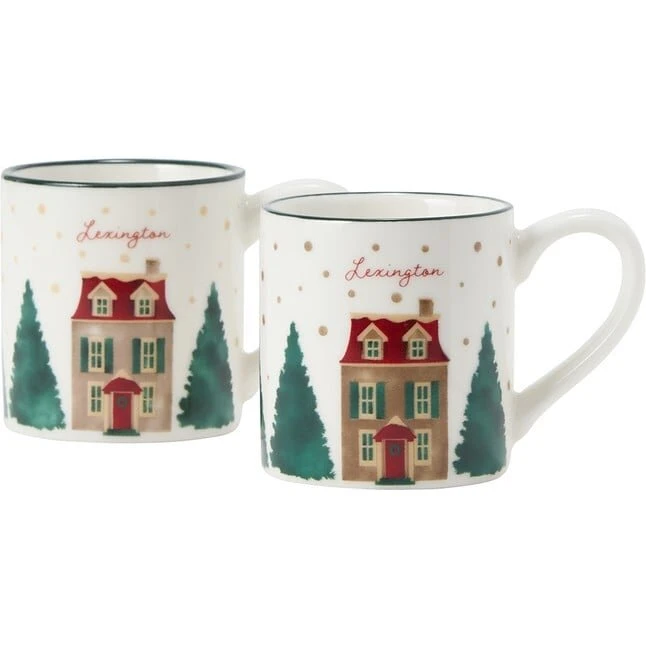 Lexington House stentøj espressokop, sæt 2 x 100 ml