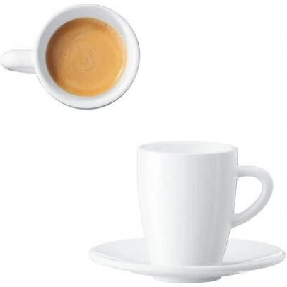 Jura espressokopper i hvidt porcelæn, 2 stk