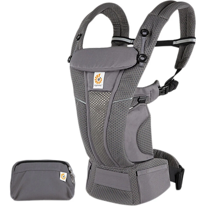 Ergobaby Omni Breeze bæresele – Graphite Grey (3,2–20,4 kg)