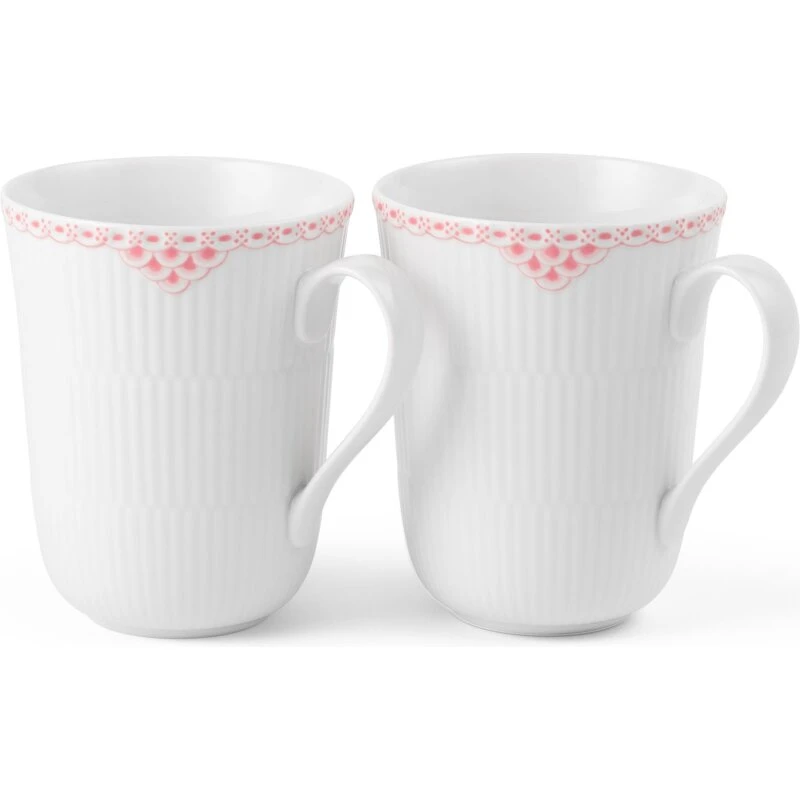 Royal Copenhagen Koral Riflet Blonde krus 36 cl, 2 stk.