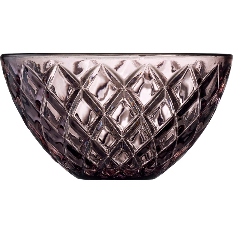 Lyngby Glas Sorrento Skåle 4 stk., Pink Ø12 cm