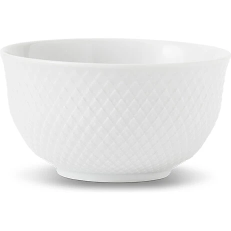 Lyngby Porcelæn Rhombe skål 13 cm - hvid