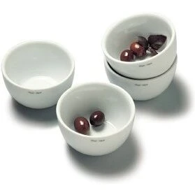 Piet Hein skål i porcelæn 10 cm, hvid