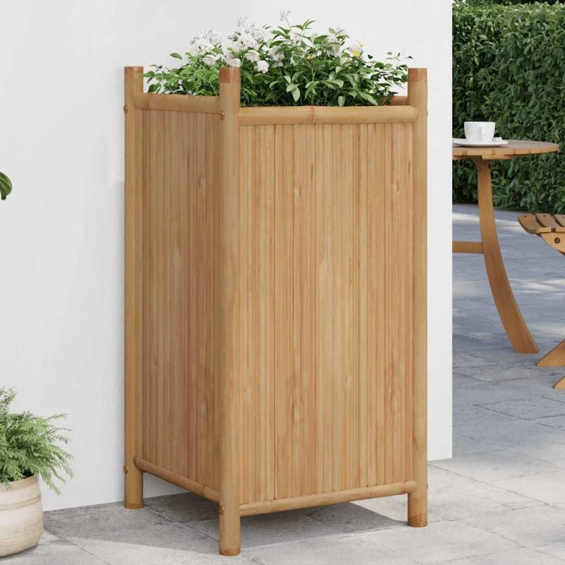 Bambus plantekasse 40x40x80 cm