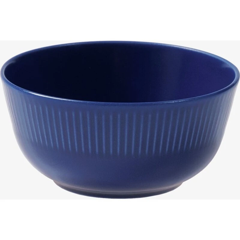 Aida Groovy Skål i blå stentøj Ø14,5 cm