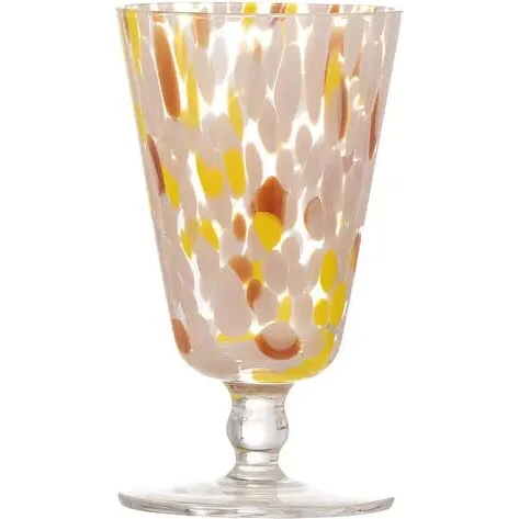 Bloomingville Lilya vinglas 14,5 cm, rosa