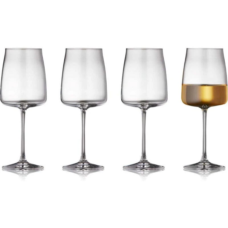 Lyngby Glas Zero hvidvinsglas 43 cl, 4 stk.