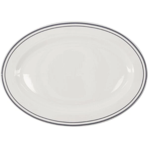 Nicolas Vahé Bistro serveringsfad/ tallerken, grå