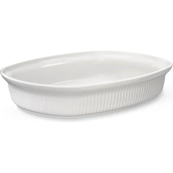 Kähler Hammershøi ovnfast fad 39x29,5 cm, hvid