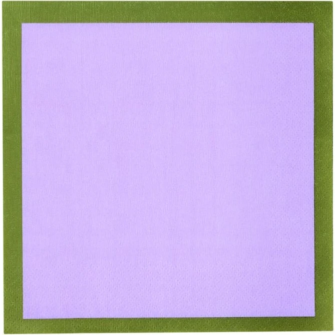 Play papirserviet 33x33 cm lilla-oliven