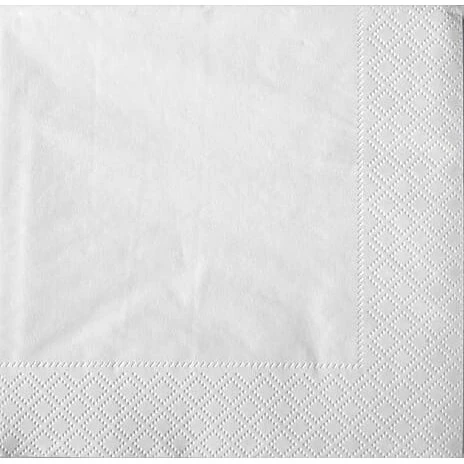 Windsor servietter 33x33 cm 20-pak – Hvid