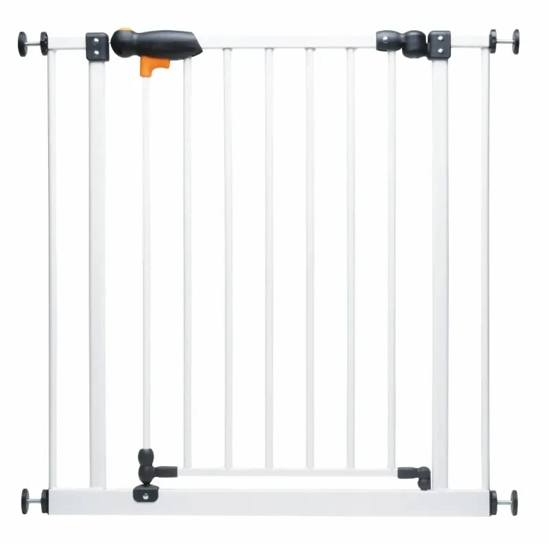 Wallmann Aalto sikkerhedsgitter, hvid stål 73–81 cm