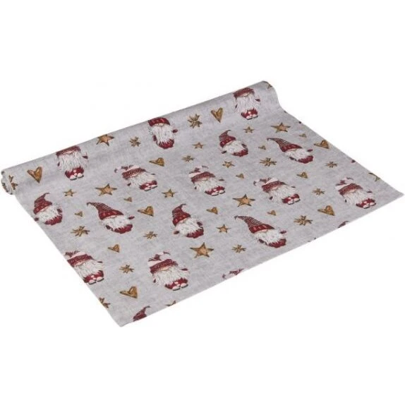 Fondaco Nils julebordløber, rød 45x150 cm