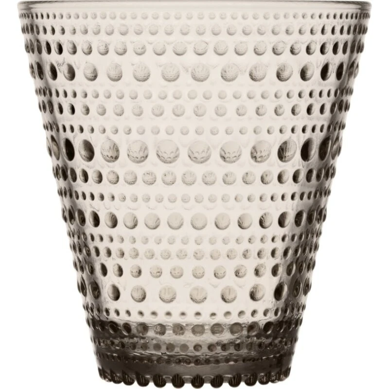 Kastehelmi glas 30 cl - linen, 2 stk