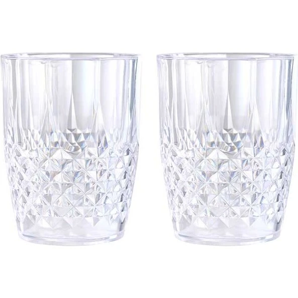 Day drikkeglas 25 cl klar plast 2 stk