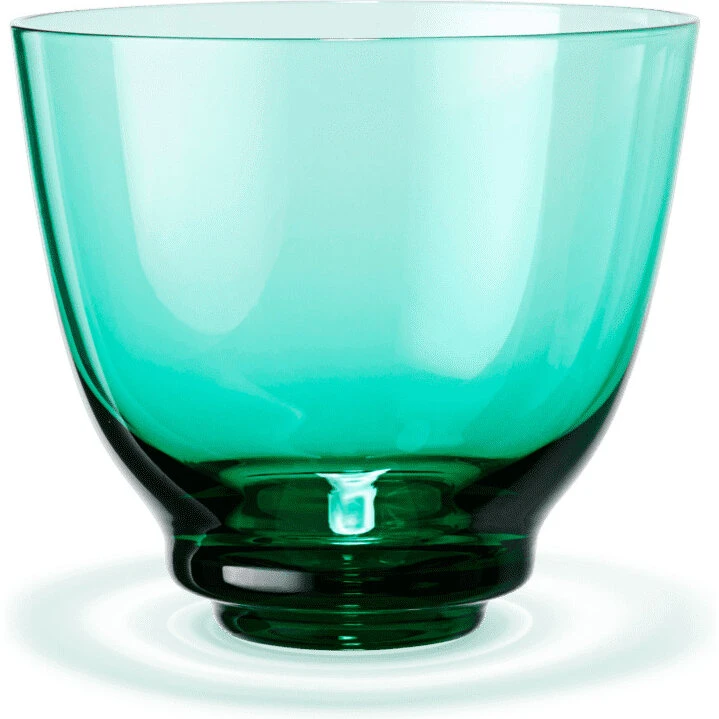 Holmegaard Flow vandglas 35 cl Emerald Green