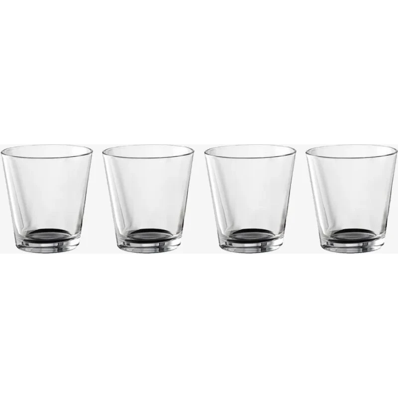 Café lavt vandglas 4 stk, klar