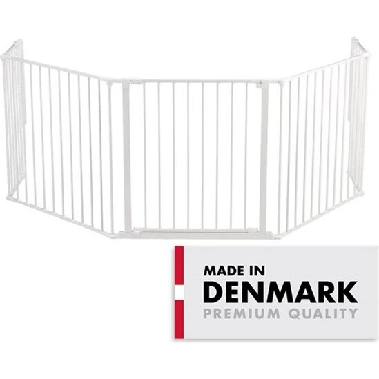 BabyDan Flex XL sikkerhedsgitter 90–278 cm, hvid