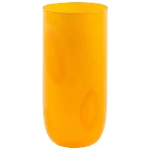 Kodanska Flow Longdrinkglas - Orange med prikker