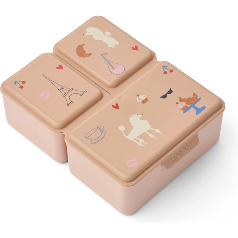 Liewood Driss madkasse, Paris/Pale Tuscany (1,2 L)