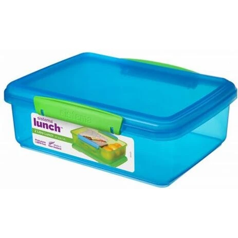 Sistema Lunch Madkasse 2L - Blå