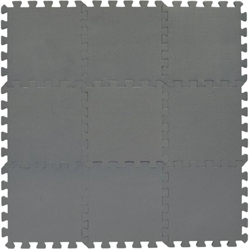 BabyDan Concrete Skumgulv 90x90 cm – Grå