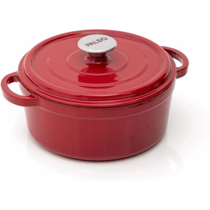 Paleo PO2010 støbejernsgryde 20 cm, rød