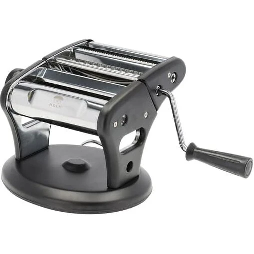 HOLM Pastamaskine 21 x 17,3 x 16 cm - Stål/Sort