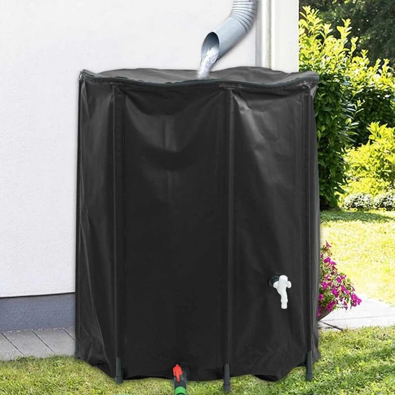 Sammenfoldelig vandtank med hane 1250 L – PVC