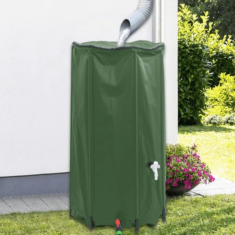 Sammenfoldelig vandtank 100 L med hane – PVC