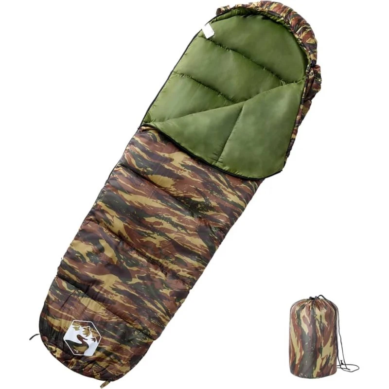 3-sæsons mumiesovepose til voksne – vandafvisende og varm