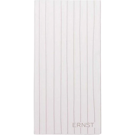 Ernst servietter 10x20 cm, muldvarp/hvid stribet (20 stk)