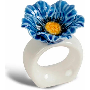 Byon Servietring Poppy 2 stk - Blå