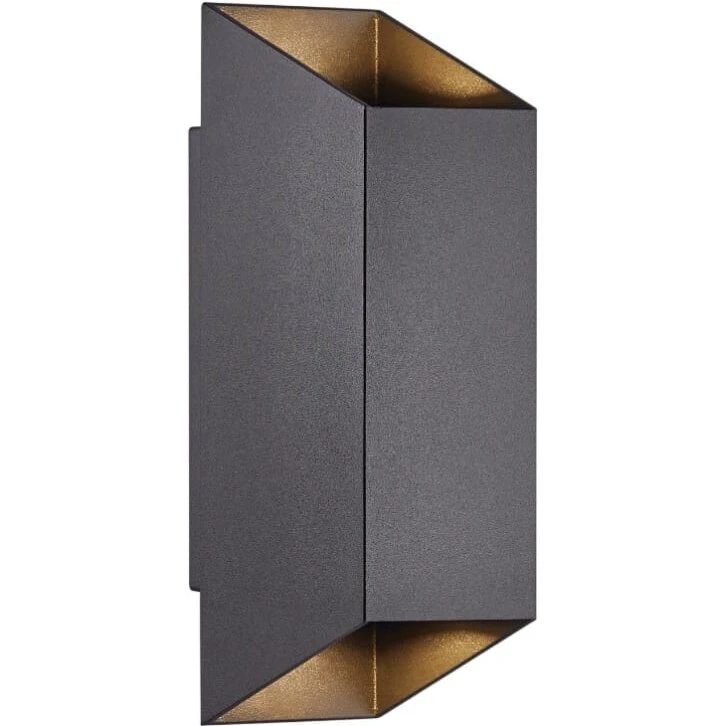 Nordlux Nico Square udendørs væglampe, sort