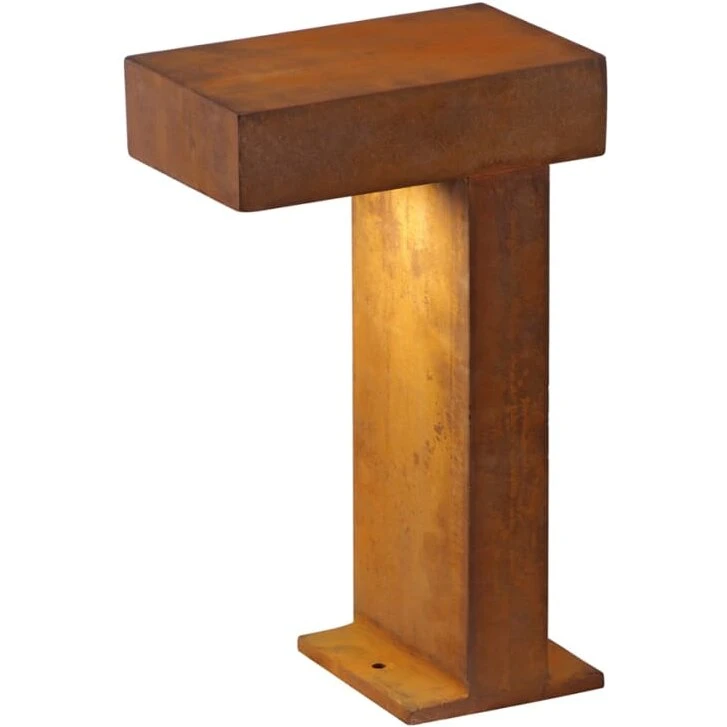SLV RUSTY PATHLIGHT bedlampe GX53, rusteffekt, max 9W