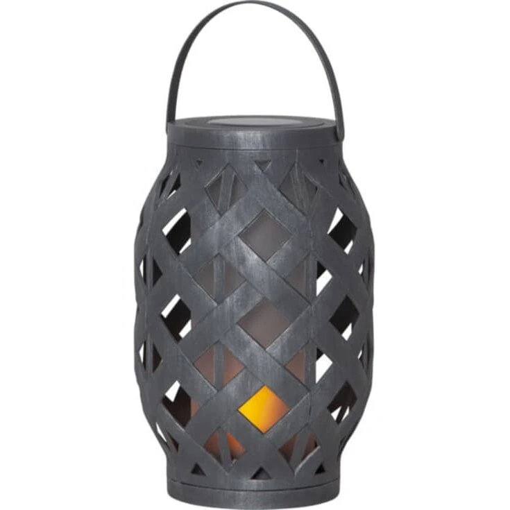 Star Trading solcellelanterne med flammeeffekt