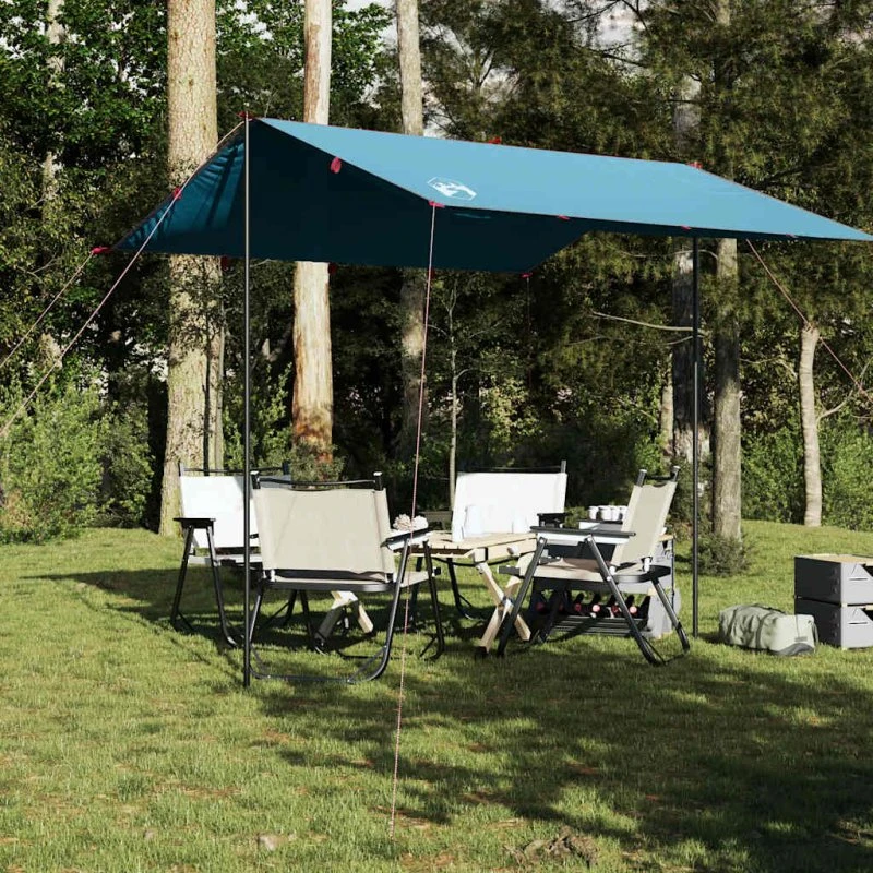 Vandtæt tarp 300x294 cm blå (PU-belagt)
