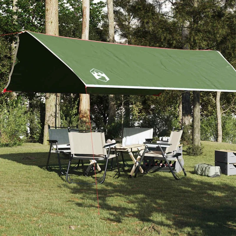 Tarp 500x294 cm vandtæt grøn - robust oxford