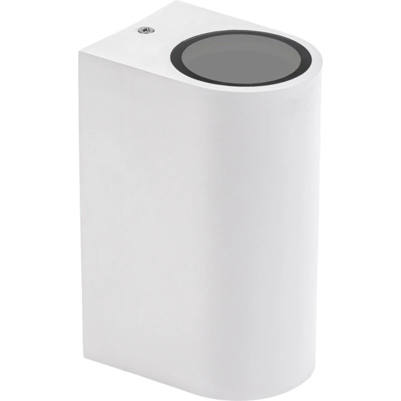 Spectrum Væglampe Op/Ned IP54 2x GU10 Hvid (uden lyskilde)